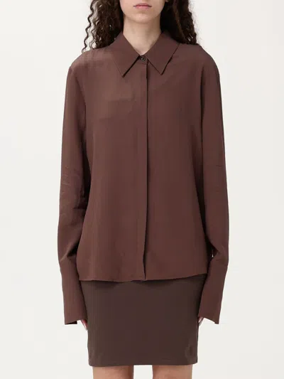 Patrizia Pepe T-shirt  Woman Color Brown
