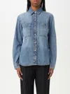 Patrizia Pepe Denim Shirt In Denim