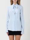 Patrizia Pepe Shirt  Woman Color Gnawed Blue In Blue