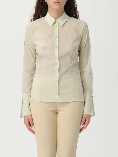 Patrizia Pepe Shirt  Woman Color Grey In Green
