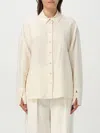 Patrizia Pepe Camicia In Viscosa E Lino Essential