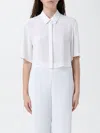 Patrizia Pepe Hemdbluse  Damen Farbe Weiss