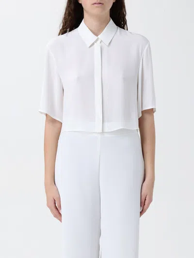 Patrizia Pepe Hemdbluse  Damen Farbe Weiss In Weiss