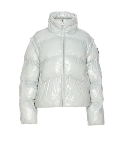 PATRIZIA PEPE SHORT NYLON DOWN JACKET