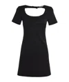 Patrizia Pepe Short-sleeved Dress In Black