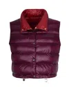 Patrizia Pepe Vest-style Down Jacket In Purple