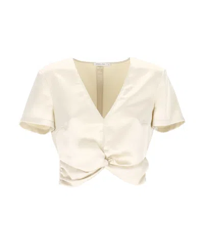 Patrizia Pepe Short Sleeves Smock In White