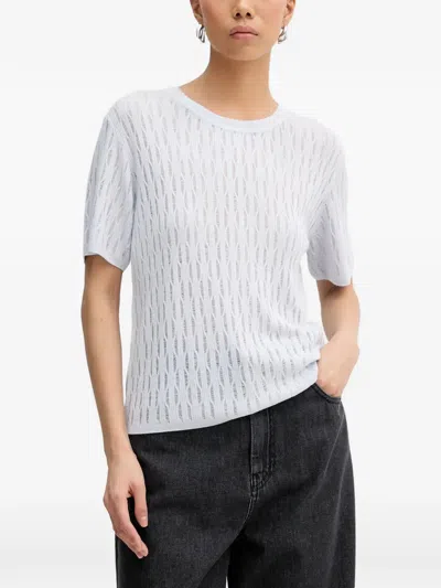 Patrizia Pepe Short-sleeves T-shirt In Blue
