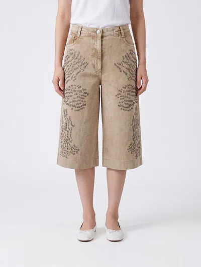 Patrizia Pepe Shorts Woman In Brown