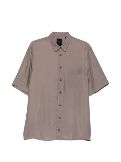 Patrizia Pepe Short-sleeve Shirt In Purple