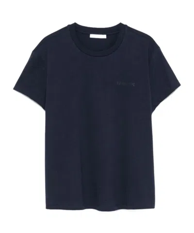 Patrizia Pepe Short-sleeved T-shirt In Black