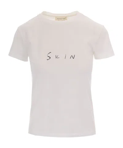 Patrizia Pepe Short-sleeved T-shirt In White