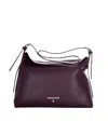 Patrizia Pepe Shoulder Bag In Burgundy