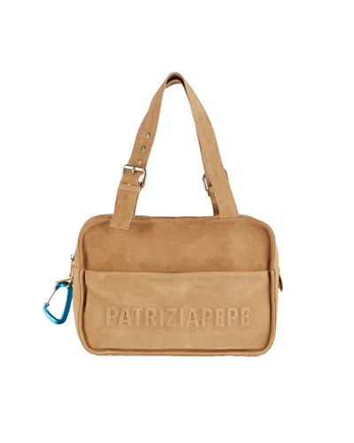 Patrizia Pepe Shoulder Bag In Brown