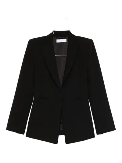 Patrizia Pepe Single-breasted Blazer In Black
