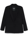 Patrizia Pepe Single-breasted Blazer In Black