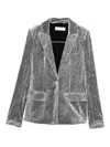 Patrizia Pepe Single-breasted Blazer In Gray