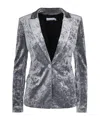 Patrizia Pepe Blazer Monopetto Essential Mistery Gray In Multi