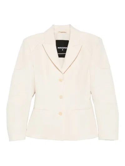 Patrizia Pepe Single-breasted Blazer In Pink