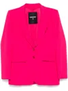Patrizia Pepe Single-breasted Blazer In Pink