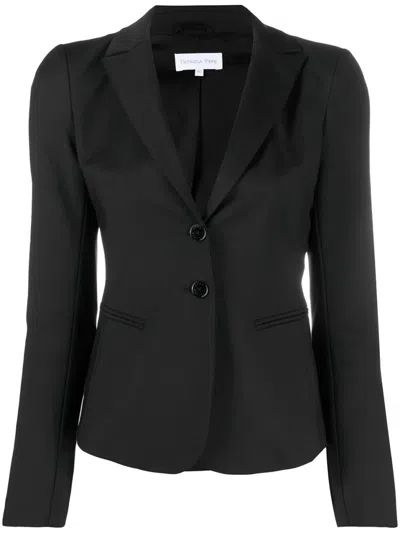 PATRIZIA PEPE PATRIZIA PEPE SINGLE-BREASTED TAILORED JACKET WITH BOW DETAIL