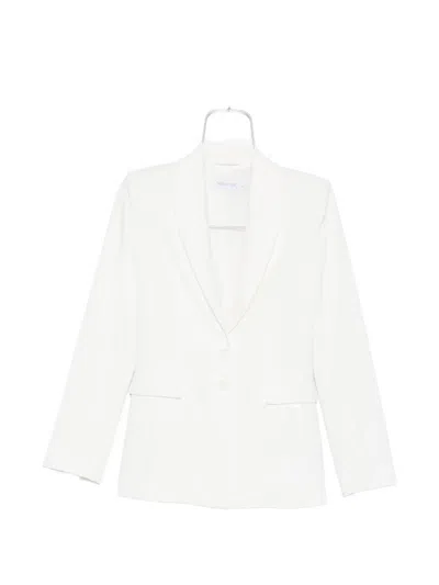 Patrizia Pepe Single-breasted Blazer In White