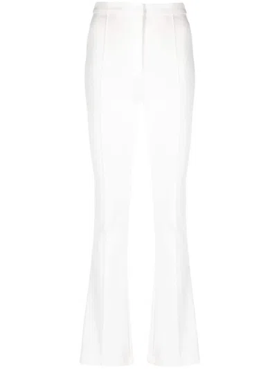 Patrizia Pepe Skinny Cut Bootleg Trousers In White
