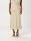 Patrizia Pepe Skirt  Woman Color Beige In Neutral