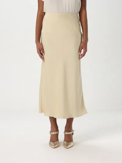 Shop Patrizia Pepe Skirt  Woman Color Beige
