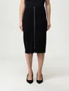 Patrizia Pepe Essential Midi Skirt In Black