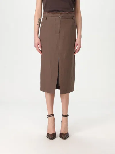 Patrizia Pepe Skirt  Woman Color Brown
