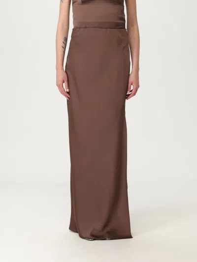 Patrizia Pepe Skirt  Woman Color Brown