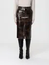 Patrizia Pepe Skirt  Woman Color Brown In Brown