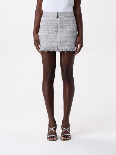PATRIZIA PEPE SKIRT PATRIZIA PEPE WOMAN COLOR GREY,G51049020