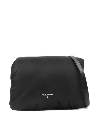 Patrizia Pepe Sky Pillow Duo Shoulder Bag In Black