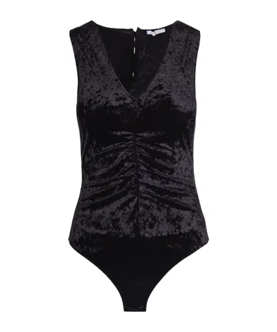 Patrizia Pepe Sleeveless Bodysuit In Black