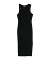 Patrizia Pepe Essential Cut-out Maxi Dress In Black