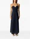 Patrizia Pepe Sleeveless Maxi Dress In Blue
