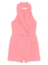 Patrizia Pepe Sleeveless Playsuit In Pink