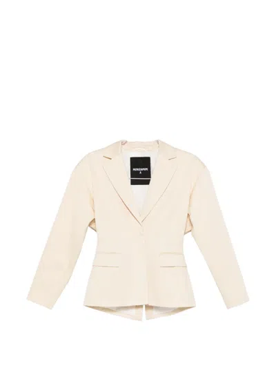 Patrizia Pepe Slim Belted Blazer In Pink