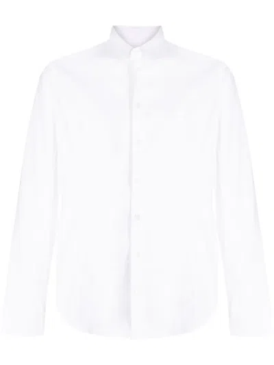 Patrizia Pepe Slim-cut Poplin Shirt In White
