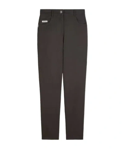 Patrizia Pepe Slim Fit Pants In Black