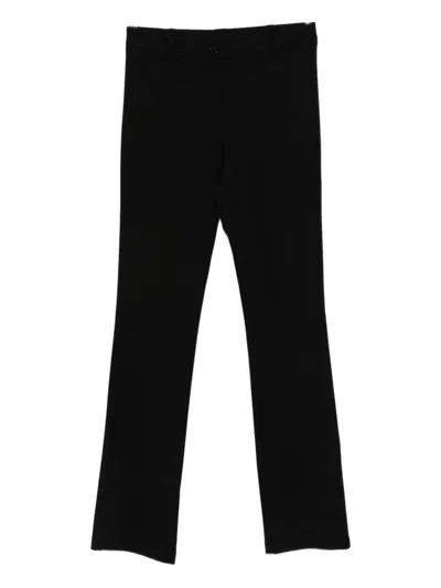 Patrizia Pepe Slim-fit Trousers In Black