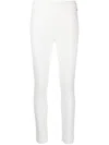 Patrizia Pepe Cropped Slim-fit Jeggings In White