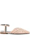Patrizia Pepe Slipper Mit Webmuster