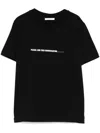 Patrizia Pepe Slogan-print T-shirt In Black