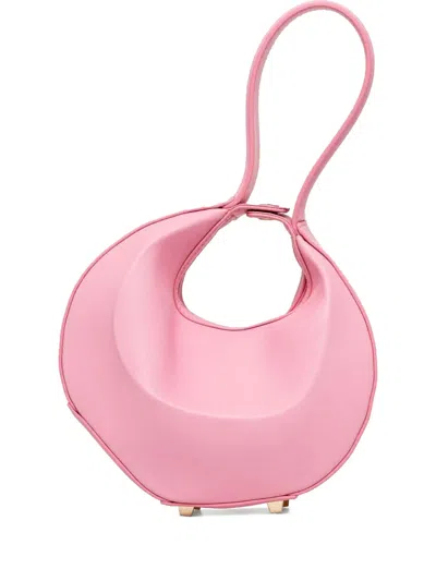 Patrizia Pepe Small Bangle Tote Bag In Pink