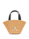 Patrizia Pepe Small Minimal City Tote Bag In Neutrals