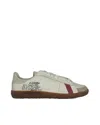 Patrizia Pepe Skin Leather-panelled Sneakers In Multi