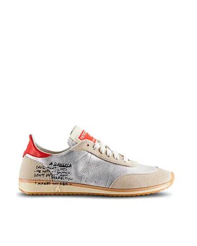 Patrizia Pepe Sneakers Running Silver Red In Neutral